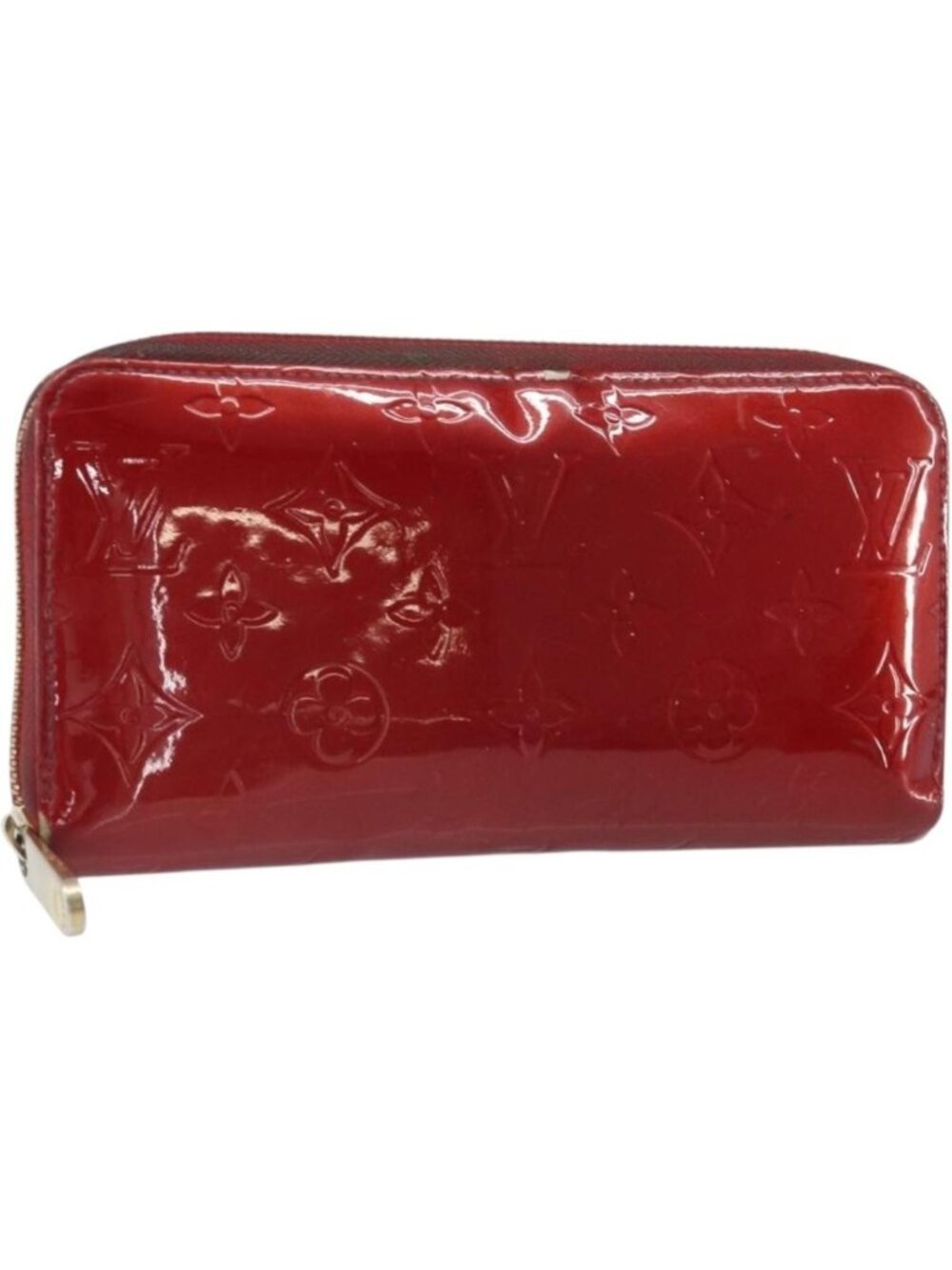 LOUIS VUITTON Vernis Zippy Wallet Wallet Pomme D'amour M91981